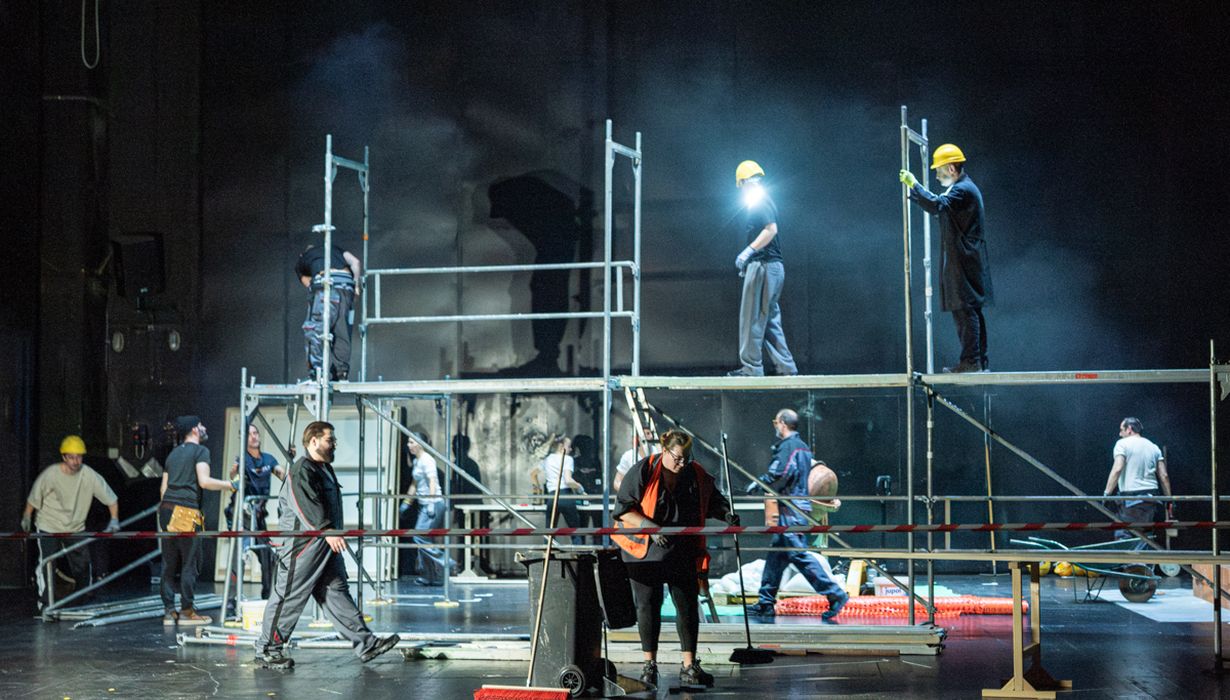 Žiga Udir, Rok Cuznar, Miralem Hrnjica, Blaž Kovač, Jakob Šfiligoj, Maja Poljanec, Lara Fortuna, Ana Facchini, Jure Kopušar, Blaž Valič, Gorazd Prinčič, Gorazd Jakomini &copy;SNG Nova Gorica/Peter Uhan