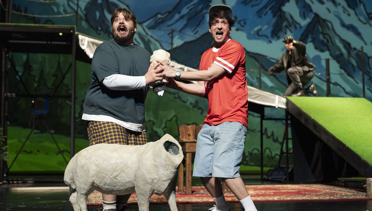 Jakob Šfiligoj, Andrej Zalesjak, Jure Kopušar &copy;SNG Nova Gorica/Peter Uhan