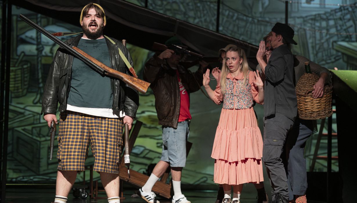 Jakob Šfiligoj, Andrej Zalesjak, Maja Poljanec, Lara Fortuna, Jure Kopušar, Blaž Valič &copy;SNG Nova Gorica/Peter Uhan