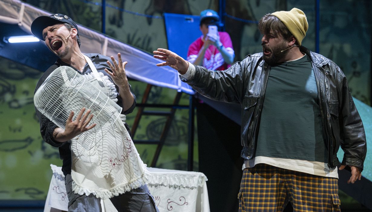 Jure Kopušar, Andrej Zalesjak, Jakob Šfiligoj &copy;SNG Nova Gorica/Peter Uhan