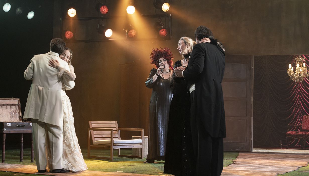 Jure Kopušar, Lara Fortuna, Ana Facchini, Helena Peršuh, Gorazd Jakomini &copy;SNG Nova Gorica/Peter Uhan