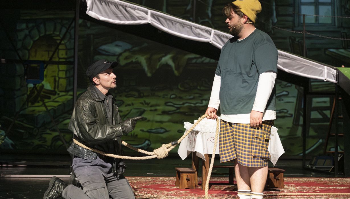 Jure Kopušar, Jakob Šfiligoj &copy;SNG Nova Gorica/Peter Uhan