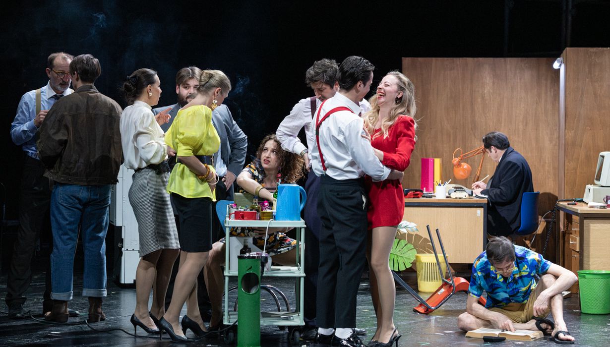 Blaž Valič, Jure Kopušar, Maja Poljanec, Jakob Šfiligoj, Helena Peršuh, Urška Taufer, Žiga Udir, Andrej Zalesjak, Lara Fortuna, Gorazd Jakomini, Peter Harl &copy;SNG Nova Gorica/Peter Uhan