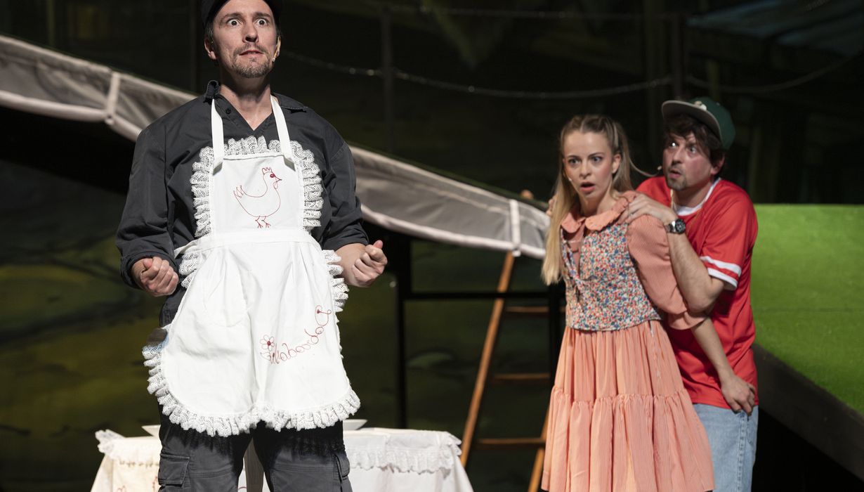 Jure Kopušar, Lara Fortuna, Andrej Zalesjak &copy;SNG Nova Gorica/Peter Uhan