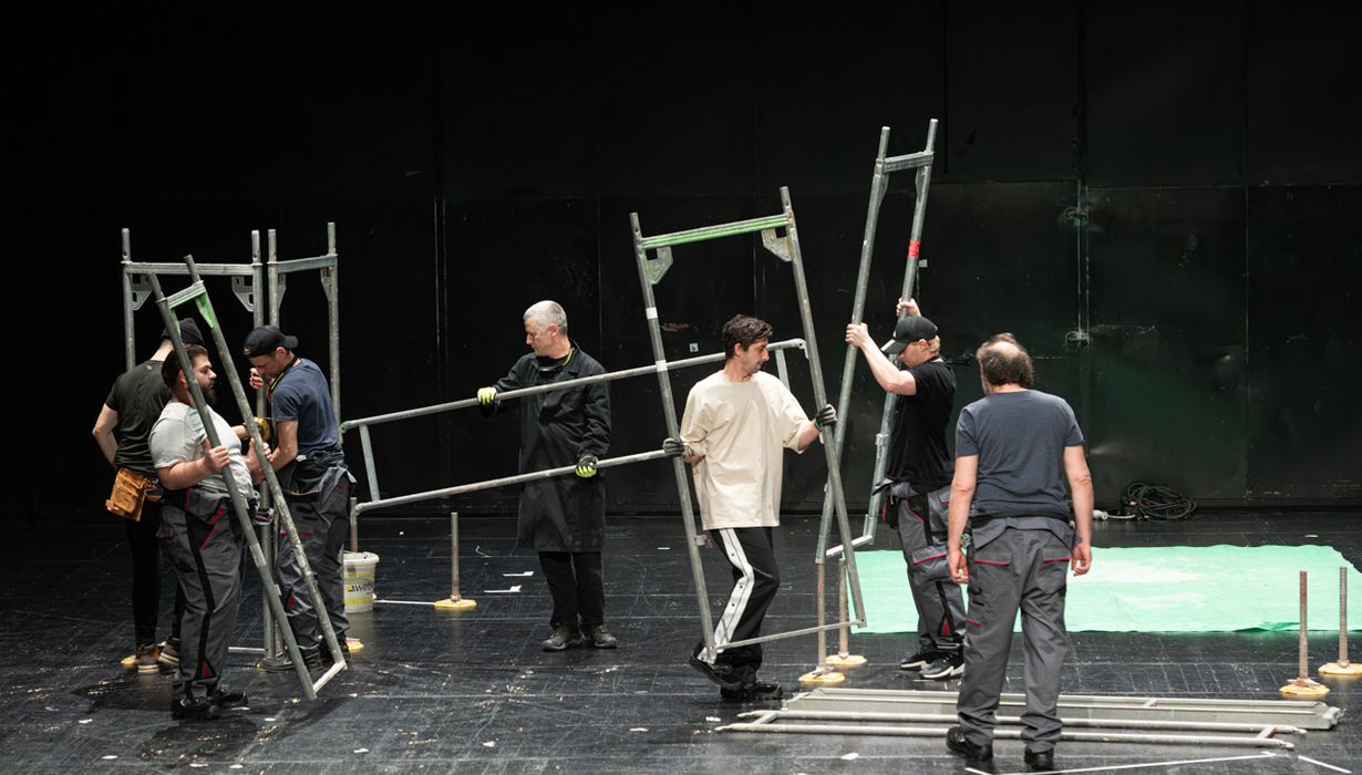 Rok Cuznar, Jakob Šfiligoj, Miralem Hrnjica, Gorazd Prinčič, Žiga Udir, Blaž Kovač, Miha Nemec &copy;SNG Nova Gorica/Peter Uhan