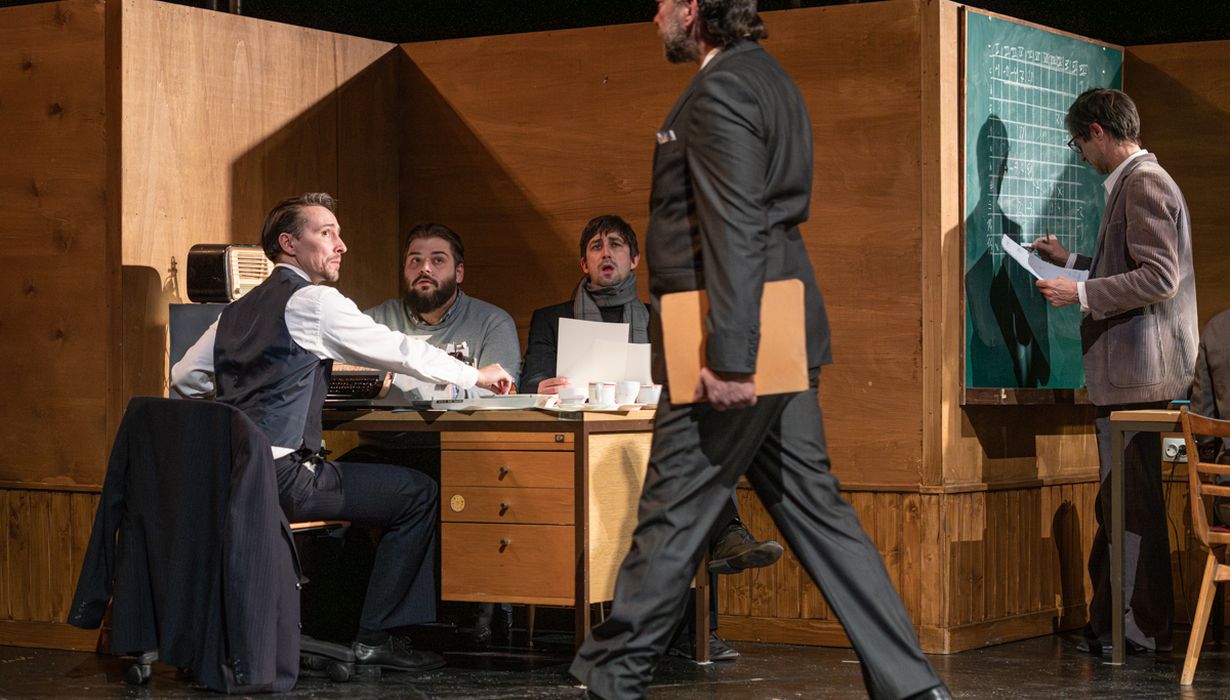 Jure Kopušar, Jakob Šfiligoj, Žiga Udir, Miha Nemec, Peter Harl &copy;SNG Nova Gorica/Peter Uhan